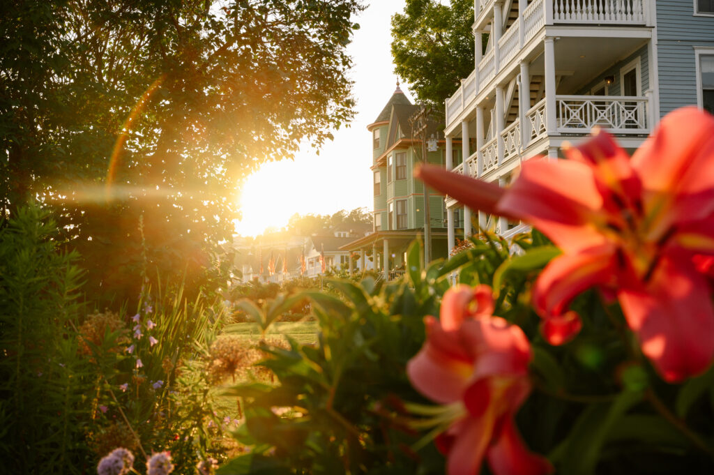 Mackinac Island wedding photographer Mission Point Resort, Grand hotel, The Inn at Stonecliffe wedding