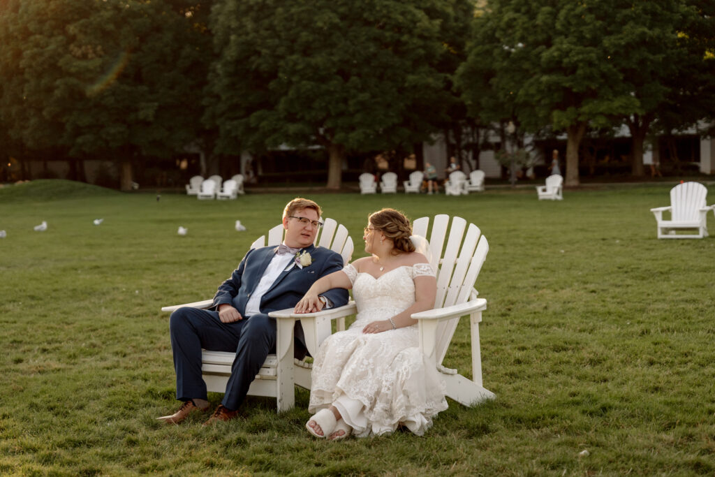 Mackinac Island wedding photographer Mission Point Resort, Grand hotel, The Inn at Stonecliffe wedding
